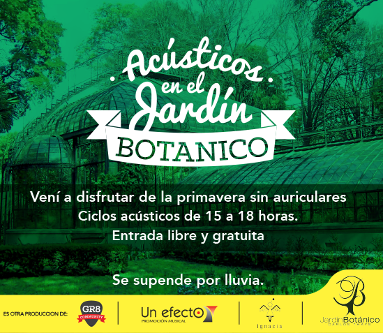 acusticos en el botanico